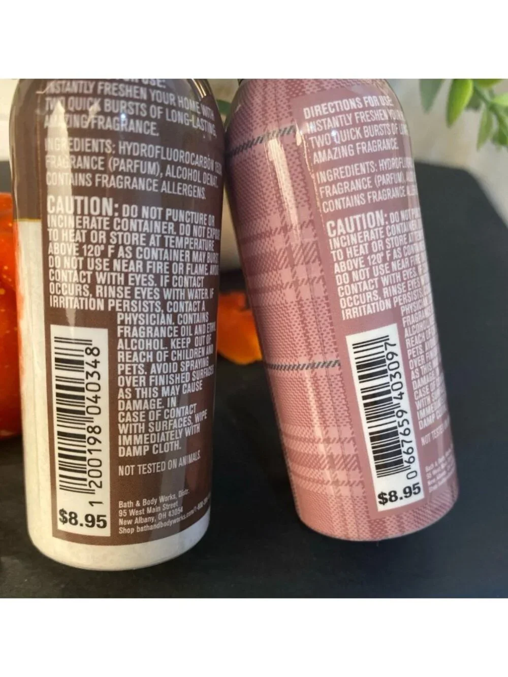 “The Perfect Autum” & “Pumpkin Apple” BBW New Concentrated Room Sprays 2